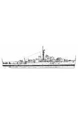 MBT 10.11.095 fregat HMS "Amethyst" F116 (1943) na herclassificatie; ex Modified "Black Swan"