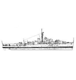 NVM 10.11.095 Fregatte HMS "Amethyst" F116 (1943) nach Umgliederung; ex Modified "Black Swan"