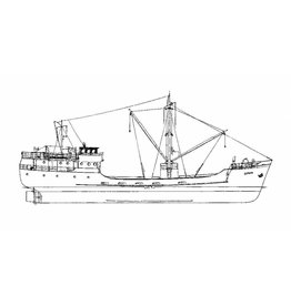 MBT 10.12.002 kustvaarder ms "Zephyr" (1952) - North Westland Shipping Co. Ltd (New Zealand)