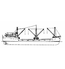 MBT Coaster M.S. "Kirtondyke" (1957) - Klondyke Shipping Co. - Construction Drawing Scale 1 : 500 (10.12.019)