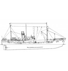 MBT 10.13.001 Dampftrawler IJM.1"' Tzonne" (1949) - Fischerei Mij Petten II (1951); ex SCH 93