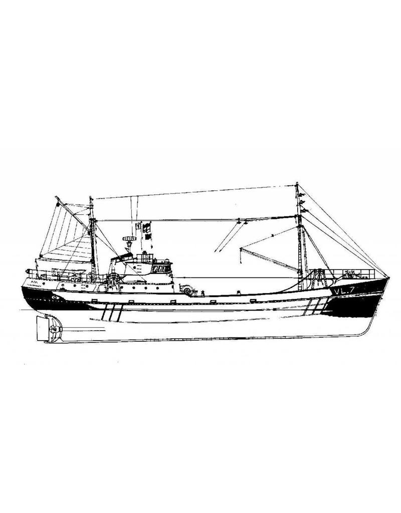 NVM 10.13.008 Motorschleppnetzfischer "Ada" VL-7 (1955) - Sea Fisheries mich. "Holland"