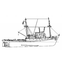 MBT Seagoing tug M.S. "Jacob van Heemskerck" (III) (1964) - Bureau Wijsmuller - Construction Drawing Scale 1 : 80 (10.14.016)