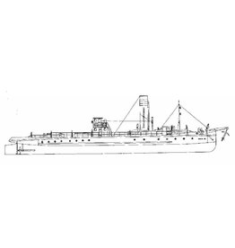 MBT Twin-screw Rhine tugboat ss "Baden-XII" - Construction Drawing Scale 1 : 66 (10.14.035)