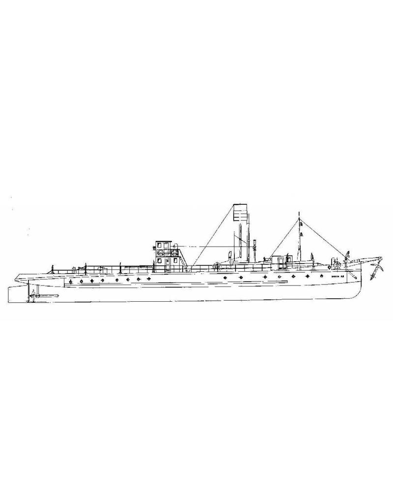 MBT 10.14.035 dubbelschroef rijnsleepboot ss "Baden-XII"