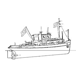 MBT 10.14.042 riviersleepboot ms "Elizabeth" (1950) - C.J. van Thull