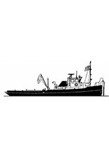 MBT 10.14.044 duwsleepboot ms "Harmonie" (1926) - A.C.M. Garsten, Zwijndrecht