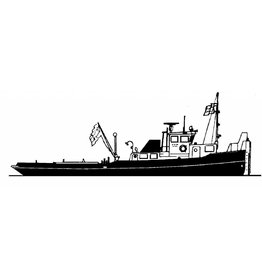 MBT 10.14.044 duwsleepboot ms "Harmonie" (1926) - A.C.M. Garsten, Zwijndrecht