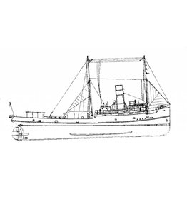 MBT 10.14.050 zeesleepboot ss "Ganges" en "Gele Zee" (1921) - L. Smit & Co's Intern. Sleepdienst