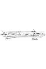 MBT Draagvleugelboot type "Meteor" (ca 1960) - Bouwtekening Schaal 1 : 100 (10.15.009)