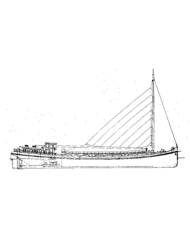 MBT Luxe motor ms "Janna Helena" (1928) - Bouwtekening Schaal 1 : 50 (10.15.020)
