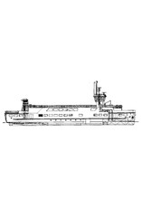 MBT Fähre ms "Sier" (1985) -Reederei Wagenborg; nach 1995 "Rottum" - Bauzeichnung Maßstab 1 : 100 (10.15.021)