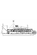 MBT Heckraddampfer SS "Marieville" - Bauzeichnung Maßstab 1 : N/A (10.15.024)
