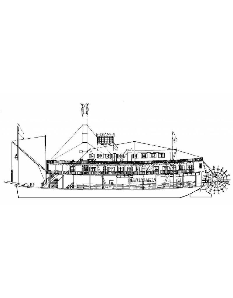 MBT Sternwheeler ss "Marieville" - Construction Drawing Scale 1 : N/A (10.15.024)