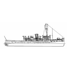 MBT Fähre ms "Königin Emma" (1933) - Prov. Dampfschifffahrtsdienste - Bauzeichnung Maßstab 1 : 50 (10.15.028)