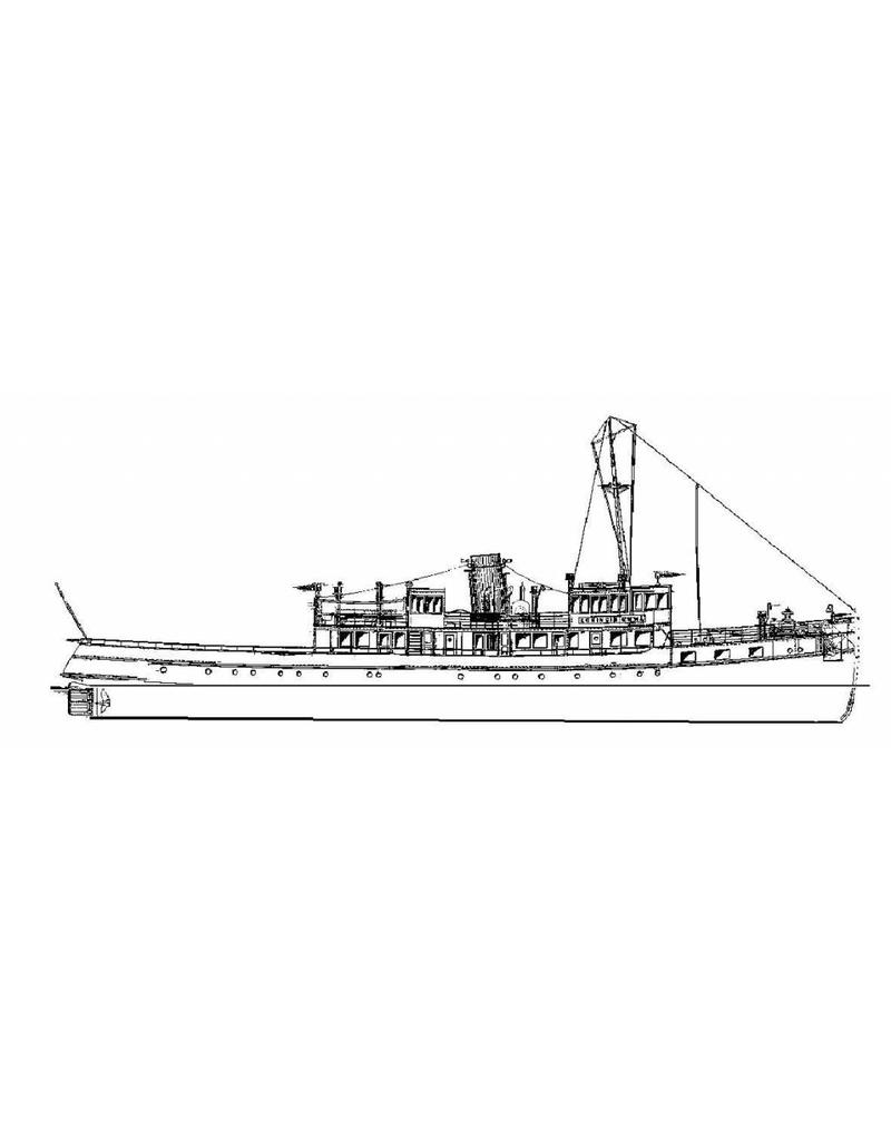 MBT Fähre ms "Königin Emma" (1933) - Prov. Dampfschifffahrtsdienste - Bauzeichnung Maßstab 1 : 50 (10.15.028)