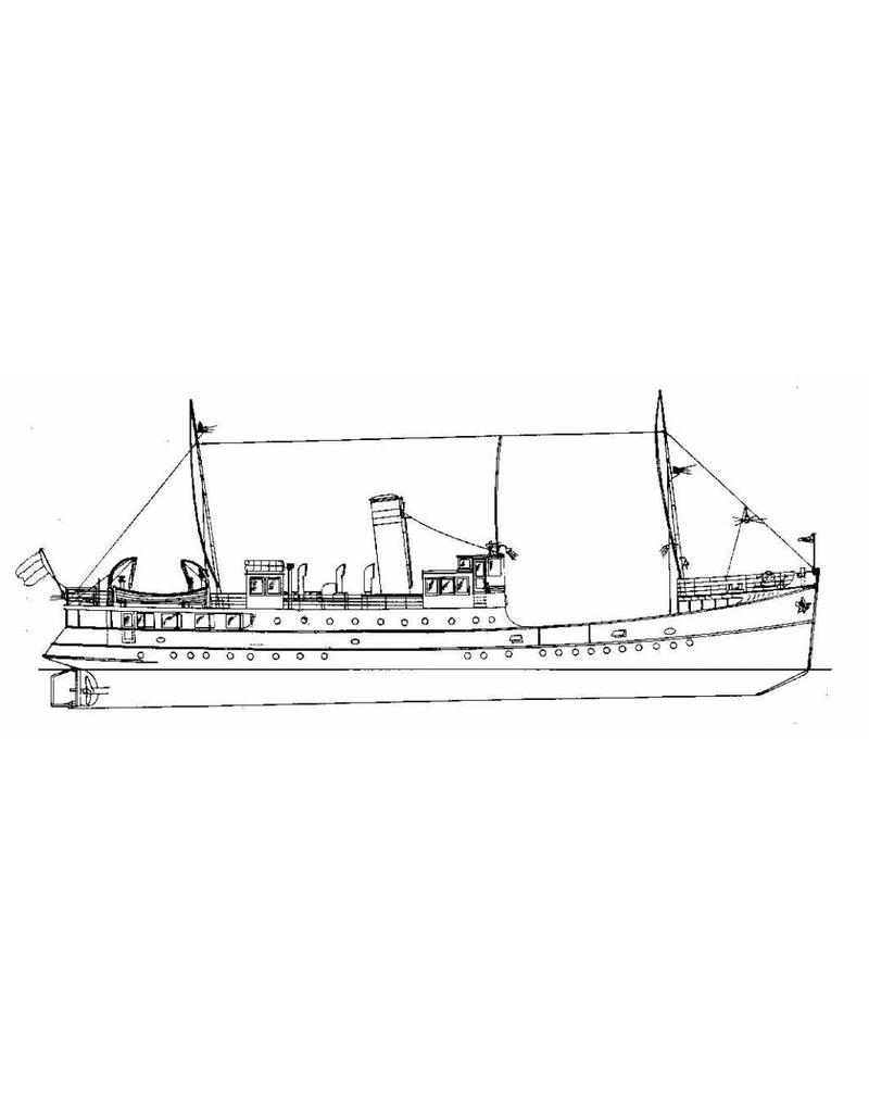 MBT Fähre ss "Dokter Wagemaker" (1934) - TESO - Bauzeichnung Maßstab 1 : 155 (10.15.039)