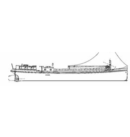 MBT Motorvrachtboot - Bouwtekening Schaal 1 : 30 (10.15.040)