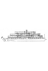 MBT Passagiersboot ss "Alkmaar" - Alkmaar Packet, C. Bosman - Bauzeichnung Maßstab 1 : 50 (10.15.046)