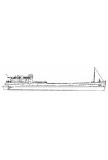 MBT Binnenvaartschip ms "Oder" (1937) - NV Vola; ex ss "Werner" - Bouwtekening Schaal 1 : 70 (10.15.047)