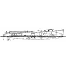 MBT Motorboot mit Kajüte (1901) - Bauzeichnung Maßstab 1 : 20 (10.15.048)