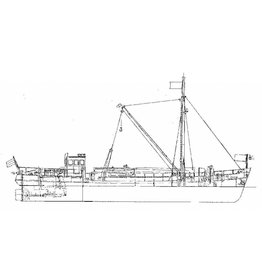 MBT Motorleichter Munitionsboot (1950) - Bauzeichnung Maßstab 1 : 50 (10.15.052)