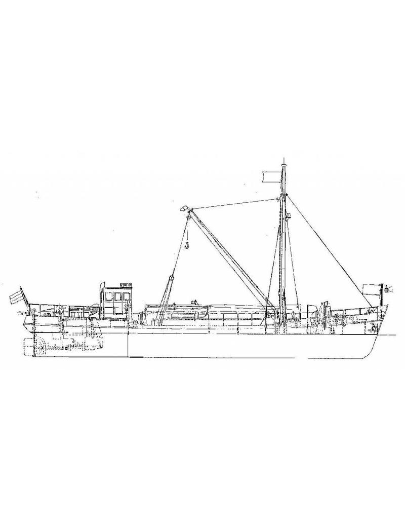 MBT Motorleichter Munitionsboot (1950) - Bauzeichnung Maßstab 1 : 50 (10.15.052)