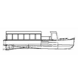 MBT Fähre, Ausflugsboot - Bauzeichnung Maßstab 1 : 10 (10.15.054)