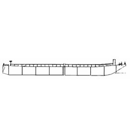 MBT duwbak voor ms "EWT 106 - Jacob C. van Neck" - Bouwtekening Schaal 1 : 75 (10.15.057)