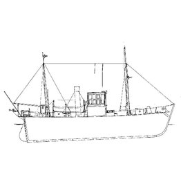 NVM 10.18.009 motorloodsvaartuig nr. 3 - ex loodsschoener 13 (1914), na verbouwing (1930)