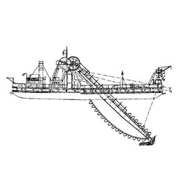 MBT Dredger - Construction Drawing Scale 1 : 60 (10.19.021)