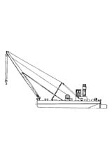 MBT 10.20.001 floating crane, bucket dredger and trailing suction hopper dredger
