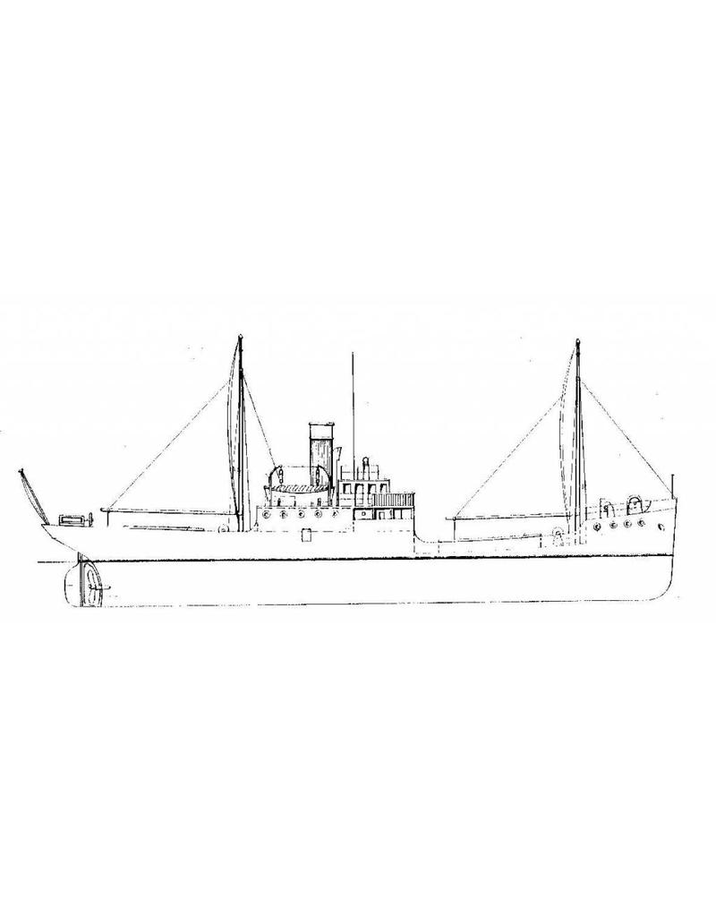 NVM 10.20.002 Fluss Schlepper, Dampffrachtschiff und Fischdampfer