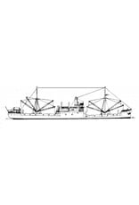 MBT 10.20.009 cargo ship ss "Adriaan Stoop" (1924) - shipping company Oost Borneo, Rot.; "Silindoeng" - KPM (1929)