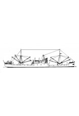MBT 10.20.009 vrachtschip ss "Adriaan Stoop" (1924)-r. OostBorneo, Rot.; "Silindoeng"-KPM (1929)