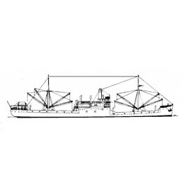 MBT 10.20.009 Frachtschiff ss "Adriaan Stoop" (1924)-r. OostBorneo, Rot.; "Silindoeng"-KPM (1929)