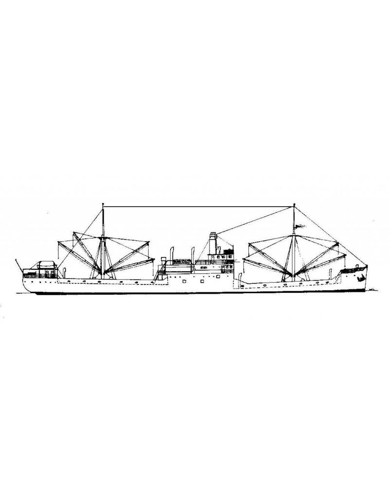 MBT 10.20.009 vrachtschip ss "Adriaan Stoop" (1924)-r. OostBorneo, Rot.; "Silindoeng"-KPM (1929)