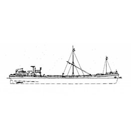 MBT Tanker ms" Esso 4" - Bauzeichnung Maßstab 1 : 375 (10.20.059)