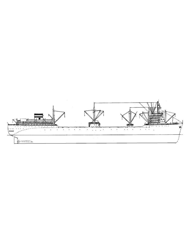 MBT 10.20.116 Walfangfabrikschiff ms " Willem.Barendsz II" (1955) - Ges. f.d. Walfang