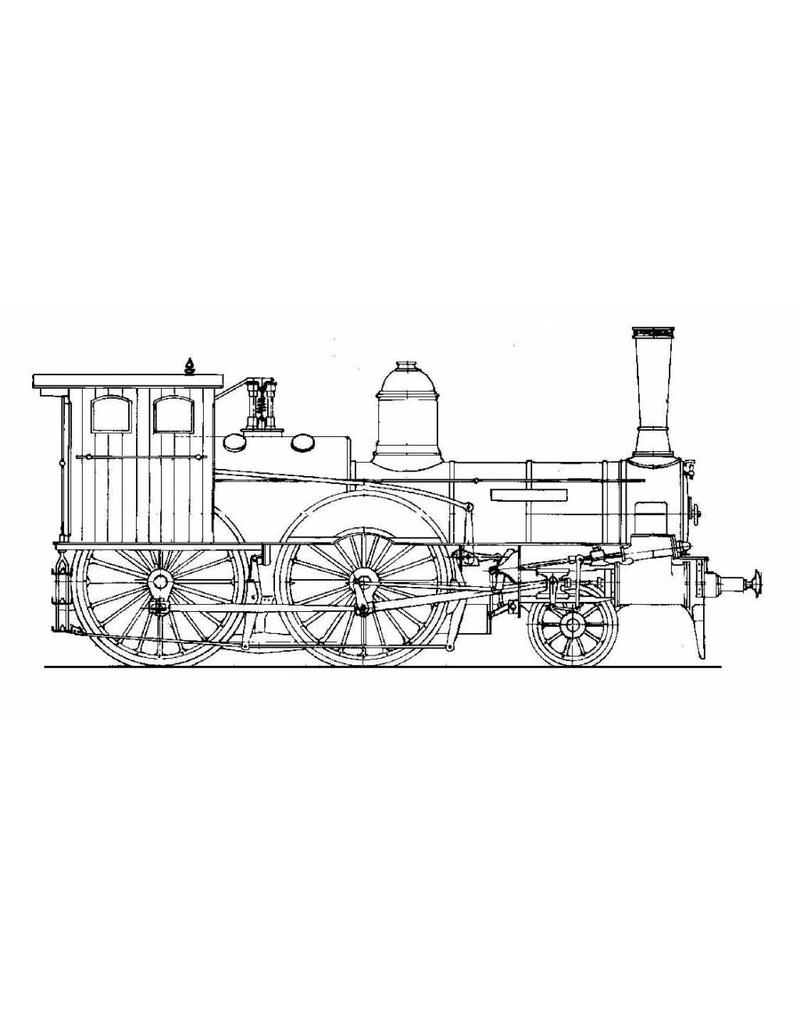 MBT 20.00.007 express locomotive NS 1100 - ("Snelloper") for gauge 0