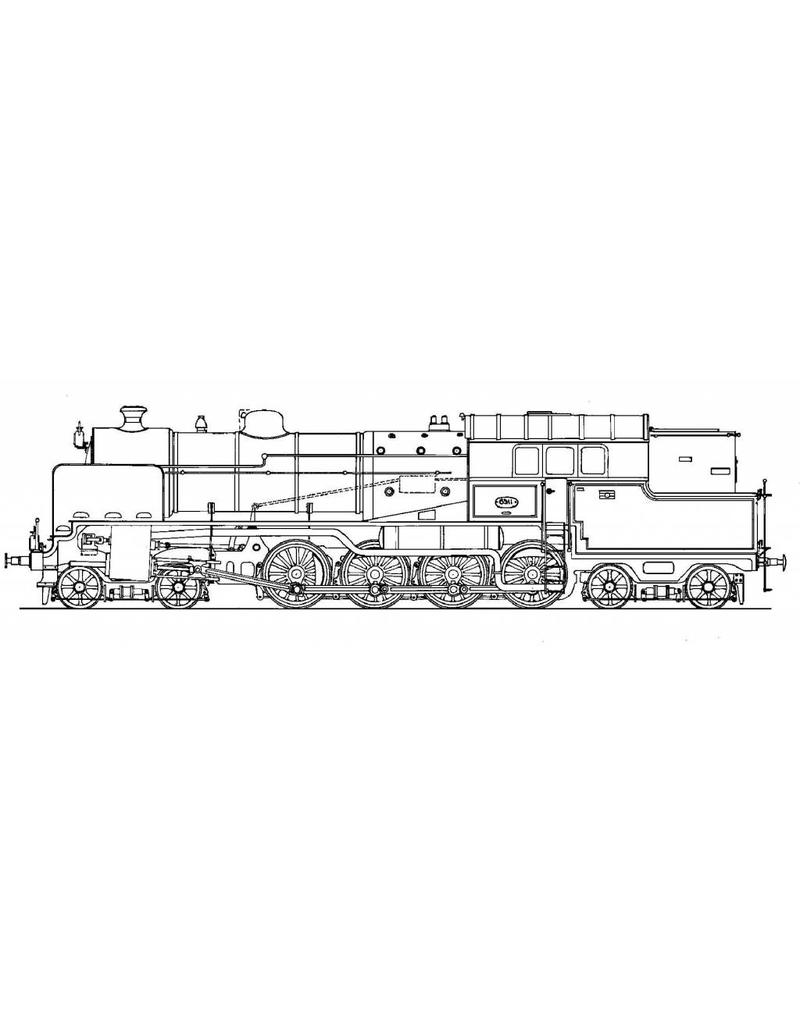 MBT 20.00.008 Tenderlokomotive NS 6300 - ("Beul") für Spur 0