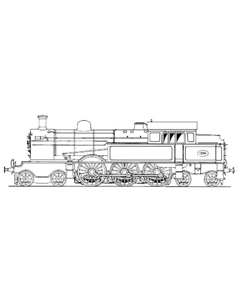 MBT 20.00.014 tenderlocomotief NS 6000 - ex SS 1200 voor spoor 0