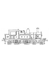 MBT 20.00.017 tenderlocomotief NS 5403 - in NCS uitvoering (NCS 63) voor spoor H0