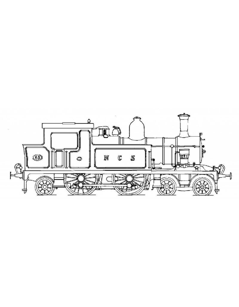 MBT 20.00.017 tenderlocomotief NS 5403 - in NCS uitvoering (NCS 63) voor spoor H0