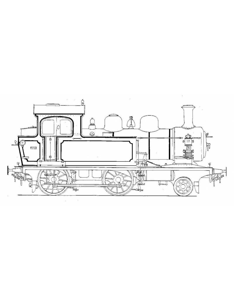 MBT 20.00.037 tenderlocomotief NS 7400 voor spoor II (64 mm)