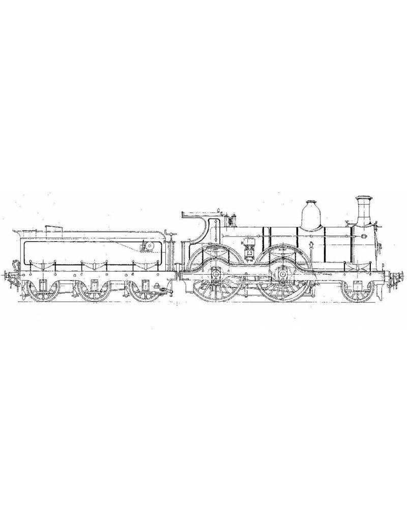 MBT 20.00.046 1-B sneltreinlocomotief NS 1301-1475 (SS 301-475) voor spoor 0