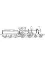 MBT 20.00.047 2-B sneltreinlocomotief NS 1901-1940 (HSM 421-460) voor spoor 0
