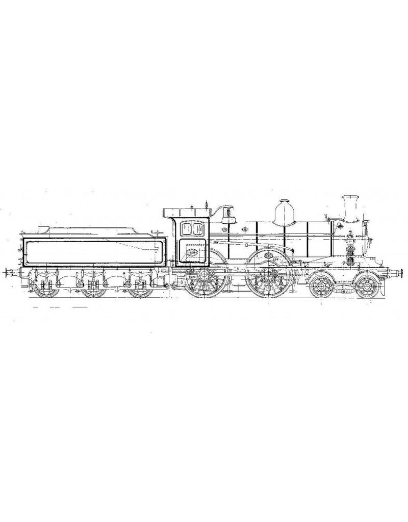 MBT 20.00.047 2-B Schnellzuglokomotive NS 1901-1940 (HSM 421-460) für Spur 0