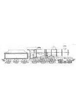 NVM 20.00.052 2-C Viercilinder sneltreinlocomotief NS 3721-3815 voor spoor 0