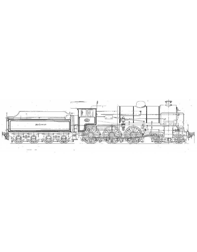 MBT 20.00.053 2-C four-cylinder express locomotive NS 3901-3932 for gauge 0